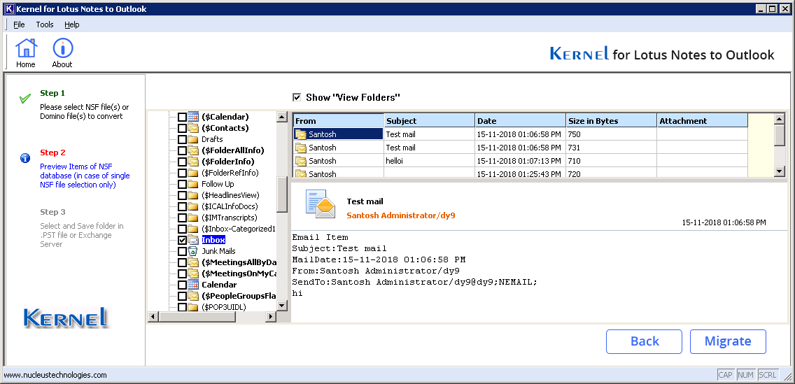 lotus notes to outlook migration